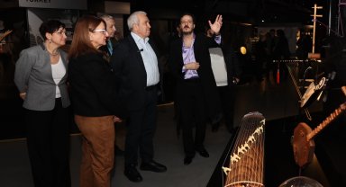 Okay Temiz'in enstrümanları Nilüfer MEM'de