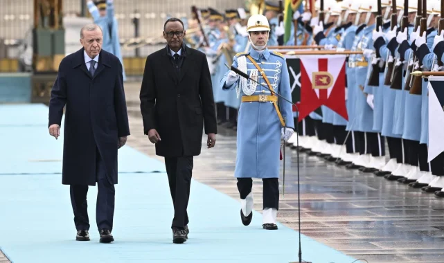 Ruanda Cumhurbaşkanı Paul Kagame Ankara'da
