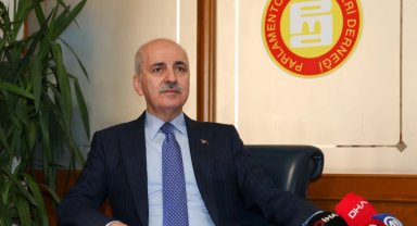 TBMM Başkanı Kurtulmuş'tan Parlamento Muhabirleri'ne ziyaret