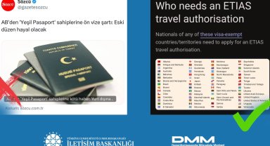 Yeşil ve gri pasaport iddiaları dezenformasyon!