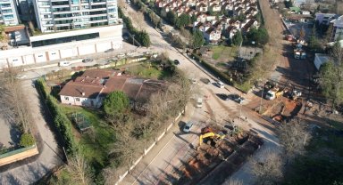 Alikahya tramvay hattı, Kocaeli Stadı'na doğru hızla ilerliyor