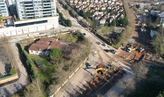 Alikahya tramvay hattı, Kocaeli Stadı'na doğru hızla ilerliyor
