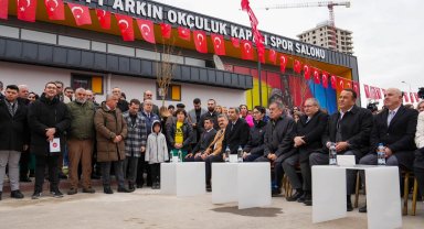 Ankara Keçiören yeni okçuluk salonu! İlk atış Mete Gazoz'dan!