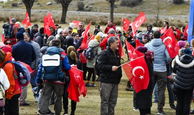 Başkentliler doğa yürüyüşünde buluştu