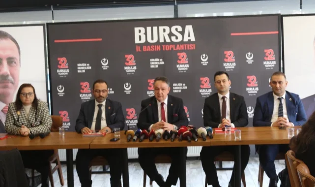 BBP 32'nci yılında Bursa'da gazetecilerle buluştu