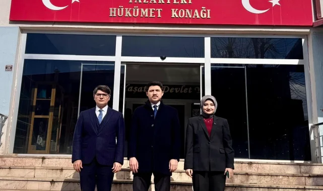 Bilecik Pazaryeri Kaymakamı Kahraman'a iade-i ziyaret