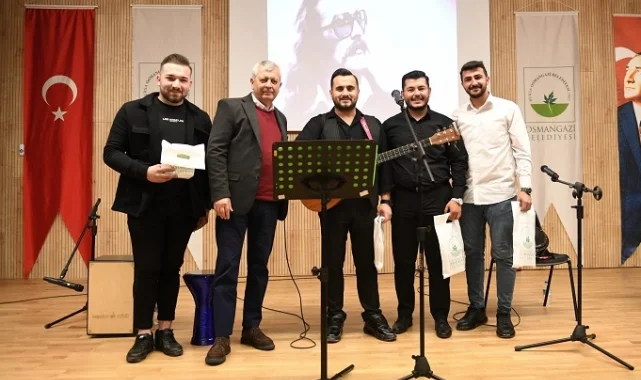 Bursa Osmangazi Belediyesi Cem Karaca'yı andı