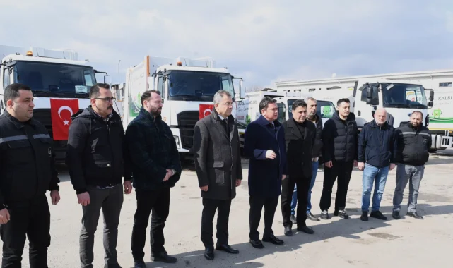 Bursa Osmangazi'nin temizlik filosuna 17 araç eklendi