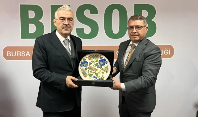 Bursa Valisi Erol Ayyıldız'dan BESOB'a ziyaret