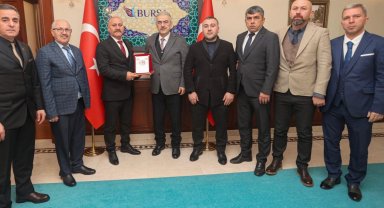 Dünya Türk Birliği'nden Bursa Valisi Ayyıldız'a ziyaret