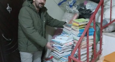 Edirne Keşan'da eski kitaplar geri dönüşüyor