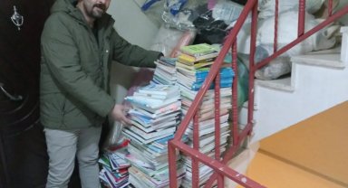 Edirne Keşan'da kitaplar geri dönüşümde