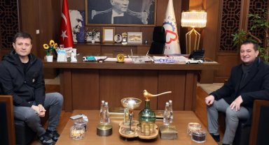 Edirne'de Yenimuhacır'dan Çerkezköy'e nezaket ziyareti
