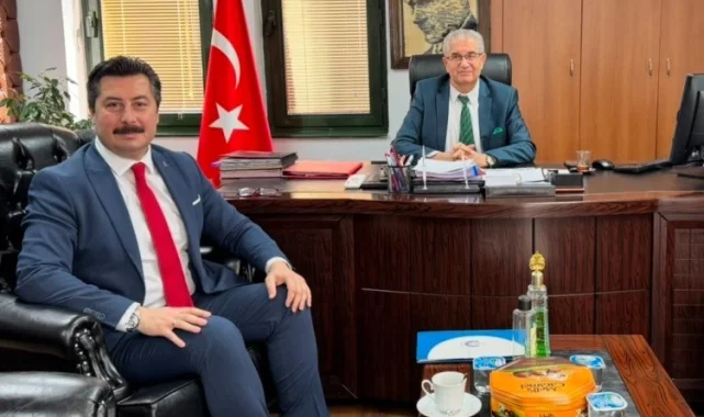 Ercan Özel, Vali Yardımcısı Doğan'ı ziyaret etti