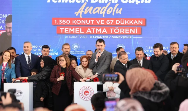 Gaziantep Güneyşehir'de bin 427 sosyal konuta daha temel