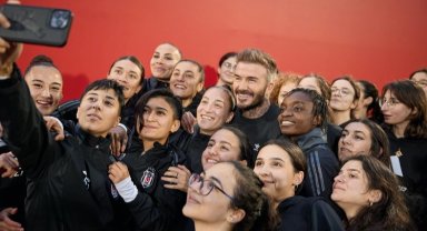 İstanbul'dan David Beckham geçti