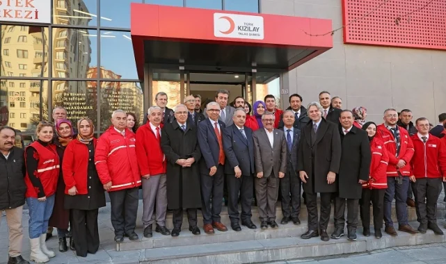 Kayseri Talas'a Kızılay'dan teşekkür
