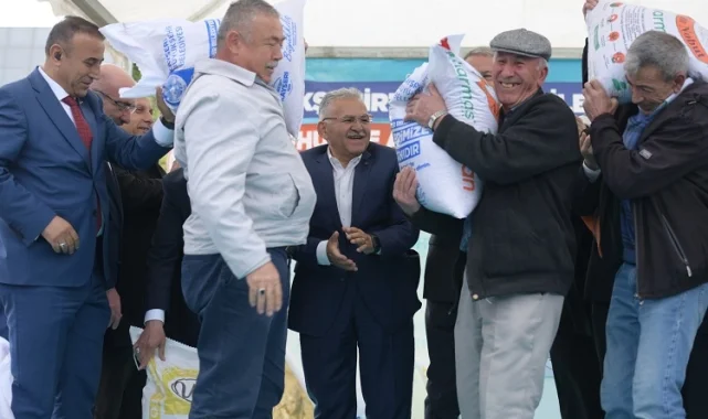 Kayseri'de üreticilere 'büyük' destek