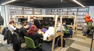 Kayserili öğrencinin çalışma adresi Talas kütüphaneleri