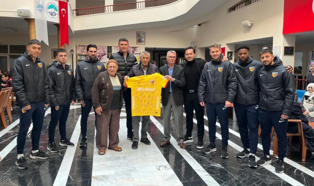 Kayserispor'dan 'huzur' dolu ziyaret