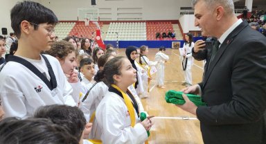 Kocaeli Gölcük'te sporcuların kuşak heyecanı