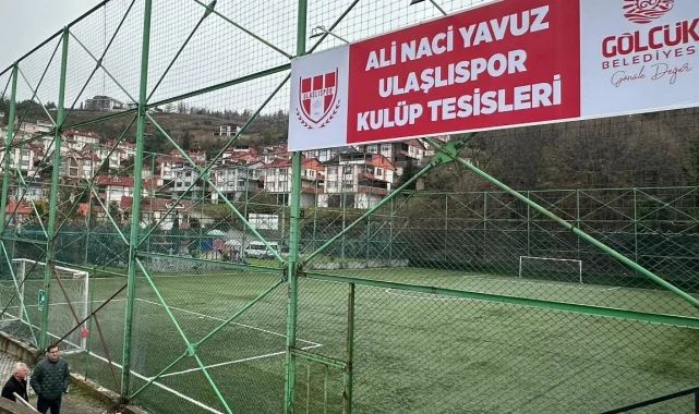Kocaeli vefa örneği: Ali Naci Yavuz'un ismi Ulaşlı'daki futbol sahasına verildi!