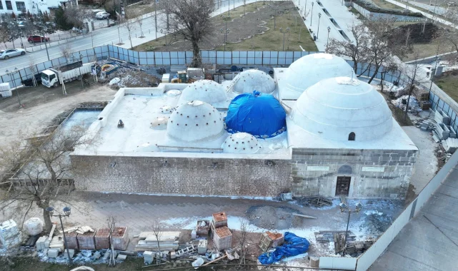 Konya'nın tarihi hamamı Meram'ın yeni gözdesi olacak!