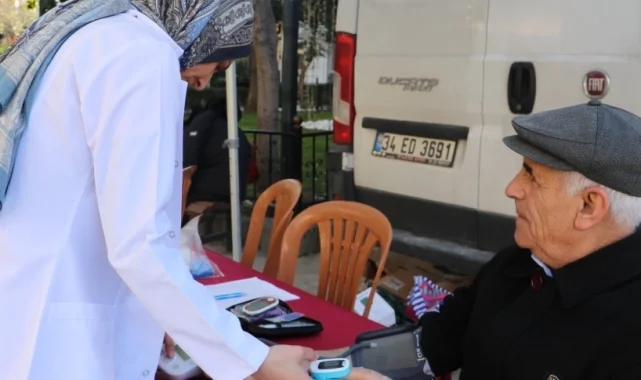 Manisa'da solunum testi yapıldı