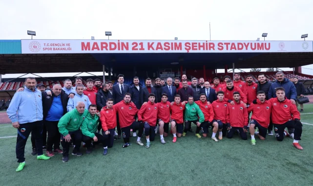 Mardin Valisi'nden Mardin 1969 Spor'a yeni destek sözü