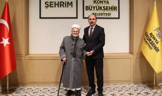 Mescid-i Aksa İmamı Şeyh İkrime Sabri Başkan Altay'ı ziyaret etti