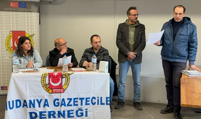 Mudanya Gazeteciler Derneği'nde nöbet değişimi