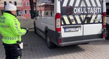 Okul servis araçlarına sıkı takip