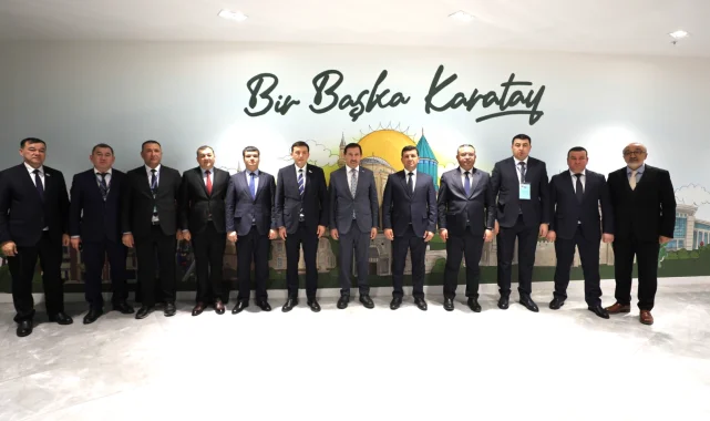 Özbekistanlı heyetten Başkan Kılca'ya ziyaret
