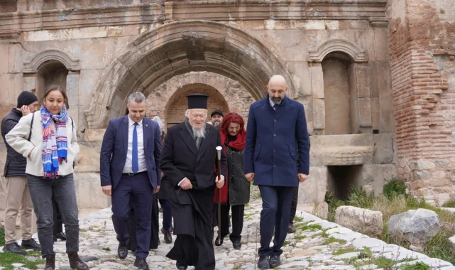 Patrik Bartholomeos'tan Bursa İznik'e ziyaret... İznik'te Papa hazırlığı