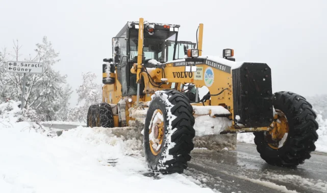 Sakarya'da 30 grup yolu ulaşıma açıldı