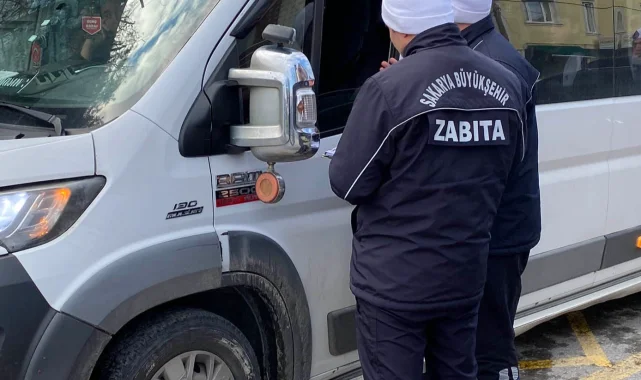 Sakarya'da öğrencilerin güvenliği için sahada tek tek denetim yaptılar
