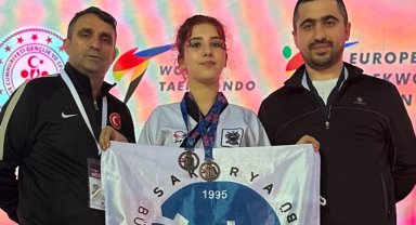 Sakaryalı sporcu uluslararası şampiyonada parladı