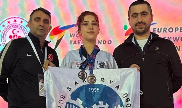 Sakaryalı sporcu uluslararası şampiyonada parladı