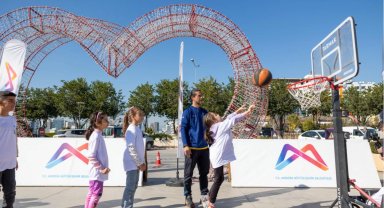 Sporbüs ile çocuklar eğlenceli tatil yaptı
