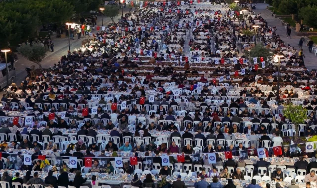 Antalya Demre'de birlik ve beraberliğin sofrası kuruldu!