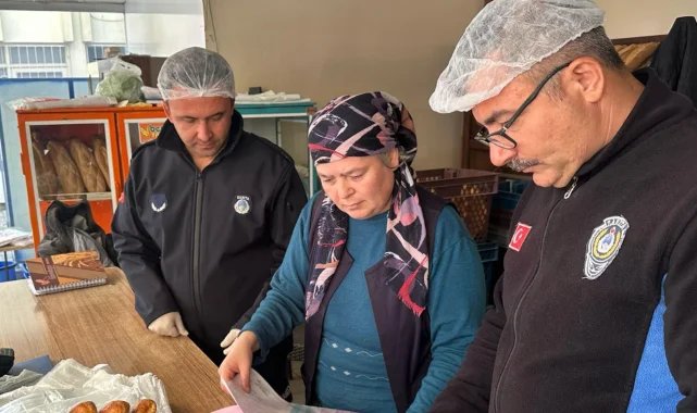 Antalya zabıtasından fırınlara sıkı denetim