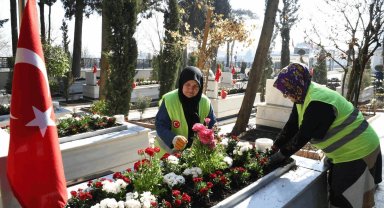 Balıkesir Büyükşehir'den şehitlere vefa
