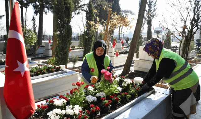 Balıkesir Büyükşehir'den şehitlere vefa