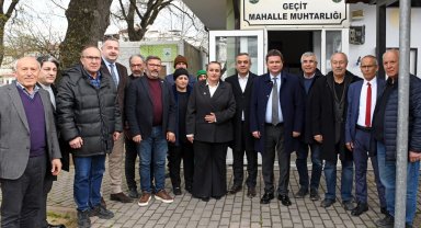 Başkan Aydın Bursa'da mahalle mahalle geziyor!