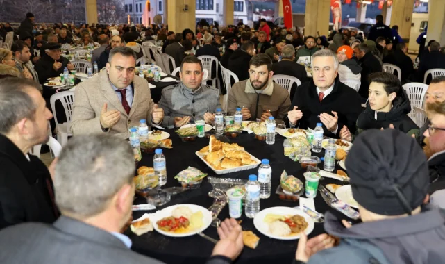 Bursa Büyükşehir, Orhaneli'yi iftar sofrasında buluşturdu