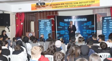 Bursa İnegöl'de Başkan Taban'dan Sağlık Meslek Lisesi öğrencilerine ziyaret
