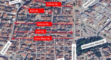 Bursa İnegöl'de iki mahallede tek yön uygulaması