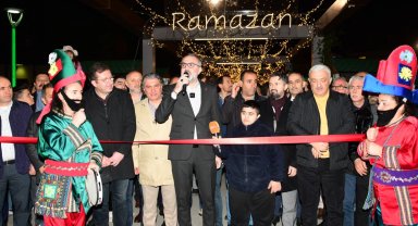 Bursa Kestel'de Ramazan sokağı açıldı