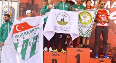 Bursa Osmangazi maratonda zirvede