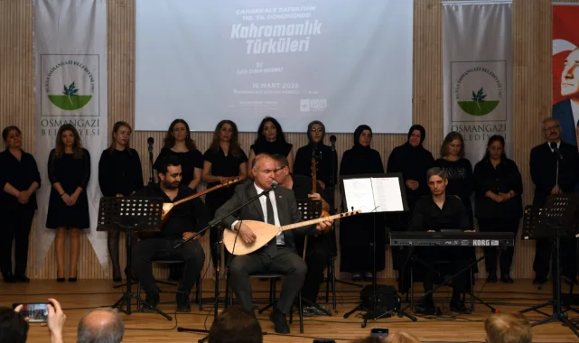Bursa Osmangazi'de kahramanlık türküleri yankılandı